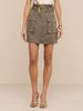 Maelis Mini Skirt ~ Smokey Olive